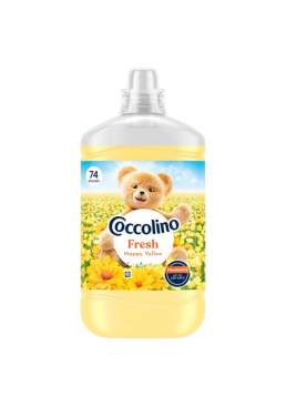 Кондиціонер для білизни Coccolino Happy Yellow, 1.702 л (74 прання)