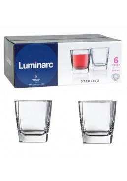 Набор квадратных стаканов Sterling Luminarc, 300 мл (6 шт)
