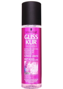 Экспресс-кондиционер GLISS Supreme Length для длинных волос, склонных к повреждениям и жирности, 200 мл 