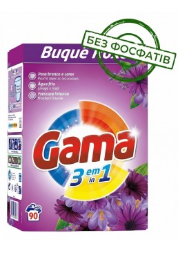 Порошок для стирки Gama Buque Roxo 3в1 с цветочным ароматом, 4.95 кг (90 стирок)