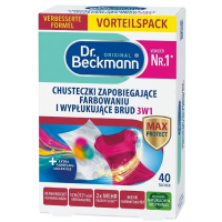 Салфетки-ловушки Dr.Beckmann 3 в 1 для улавливания красок, 40 шт