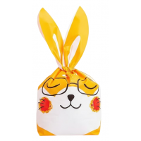 Пакети подарункові «Рудий кролик", 13х21 см (50 шт)