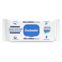 Влажные салфетки для уборки Freshmaker Blue, 100 шт