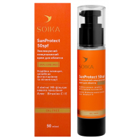 Крем для обличчя сонцезахисний Soika зволожуючий з SPF 50 SunProtect, 50 мл