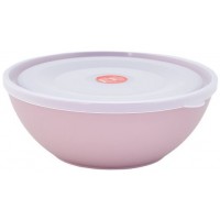 Миска с крышкой, 2 л (цвет фрезия/прозрачный)