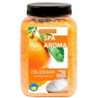 Морська сіль для ванн Bioton Cosmetics Spa Aroma з ефірною олією іспанського мандарину, 750 г