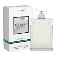 Туалетная вода для мужчин Yves De Sistelle Rich Man Aqua, 100 мл