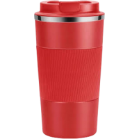 Термокухоль вакуумний герметичний BPA FREE, 500 мл (червона)