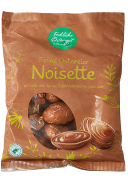 Шоколадные яйца Fröhliche Osterzeit с фундуком, 150 г