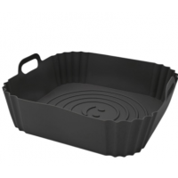 Форма силиконовая для аэрогриля, 21х 5.5 см (черная)