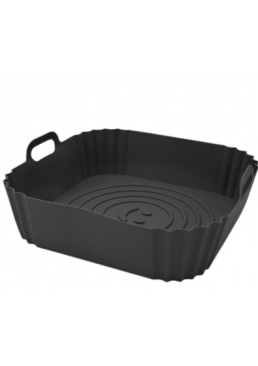 Форма силіконова для аерогриля, 21х 5.5 см (чорна)