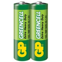 Батарейка GP Greencell 1.5V сольова 15G-S2, R6, АА, 2 шт