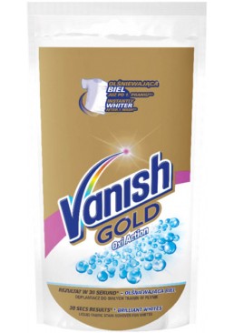 Плямовивідник і відбілювач рідкий для тканин Vanish Gold Oxi Action Кришталева білизна, 100 мл