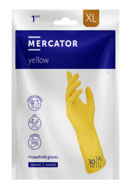 Господарські рукавички MERCATOR yellow, розмір XL  (1 пара) 