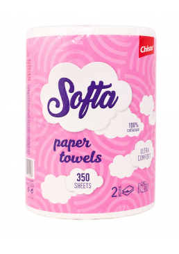 Бумажное полотенце Chisto Soffa Ultra Comfort, 2-слойное, 350 листов