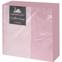 Серветки столові Harmony Світло-рожеві 3-х шарові, 20 шт