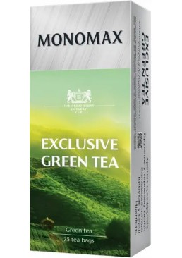 Чай зелений байховий МОНОМАХ Exclusive Green Tea у пакетиках, 25 шт