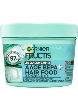 Маска Garnier Fructis HairFood Алое вера для сухого волосся та шкіри голови, 400 мл