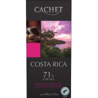 Шоколад черный Cachet Costa Rica 71%, 100 г