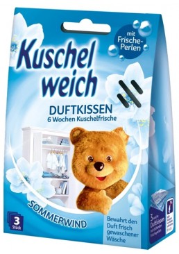 Ароматизатор для гардероба Kuschel weich «Летний ветер», 3 саше