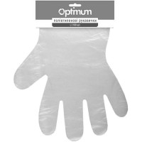 Перчатки хозяйственные PRO service Optimum полиэтиленовые, 100 шт