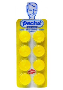 Леденцы Damel Pectol Extra Honey-lemon + Vitamin C Мед-лимон и витамин С, 19,2 г 