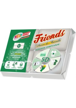 Класичне універсальне мило господарське Friends, 460г (4х115 г)