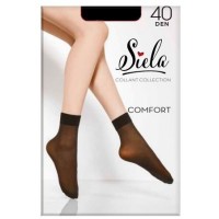 Носки женские Siela Comfort, 40 Den, Nero, 2 пары