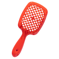 Расческа для волос продувная Super Brush, 20 см (коралловая)