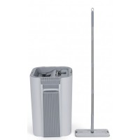 Набор для мытья пола FLAT MOP (швабра, ведро и 2 насадки)
