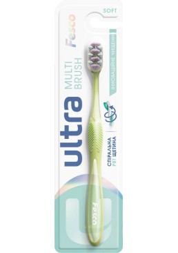 Зубная щетка Fesco Ultra Multibrush Light Green