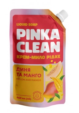Рідке крем-мило Pinka Clean диня та манго, 460 мл