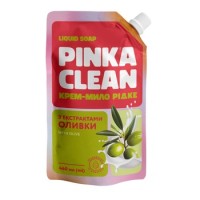 Жидкое крем-мыло Pinka Clean с экстрактом оливки, 460 мл