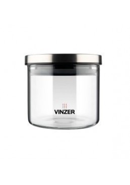 Ємність скляна VINZER 50732 для зберігання продуктів, 0.4 л