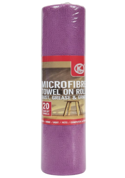 Відривні рушники для прибирання Koloco мікрофібра, 30х30 см (пурпурові)