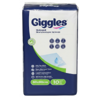 Пеленки для малышей Giggles, 60х90 см (10 шт)