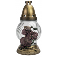 Лампадка скляна 400 "Квітка", 20 см 