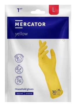 Господарські рукавички MERCATOR yellow, розмір L (1 пара)