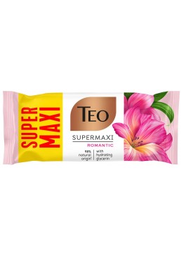 Мило туалетне Тео з гліцерином Supermaxi Lotus Romantic , 140 г