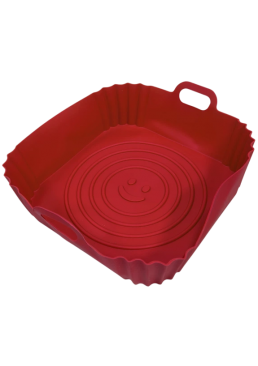 Форма силиконовая для аэрогриля, 21х 5.5 см (красная)
