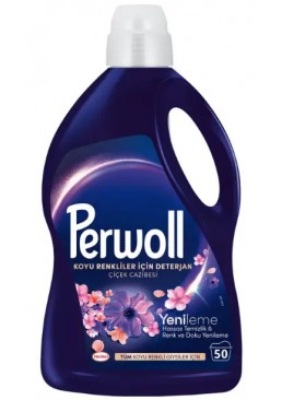 Гель для прання Perwoll Penew Black "Dark Bloom" для темних і чорних речей, 2.75 л