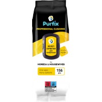 Господарчі вологі серветки Purfix Yellow універсальні для прибирання, 156 шт