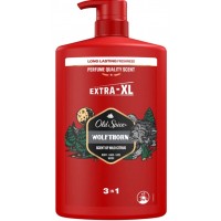 Гель для душу та шампунь Old Spice 3 в 1 Wolfthorn, 1 л