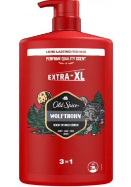 Гель для душа и шампунь Old Spice 3 в 1 Wolfthorn, 1 л