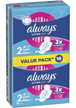 Гигиенические прокладки Always Ultra Day Super 2, 16 шт