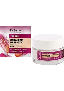 Восстанавливающий ночной крем для лица Dr. Sante PRE AGE Ceramide + Prebiotic Repair Night Cream, 50 мл