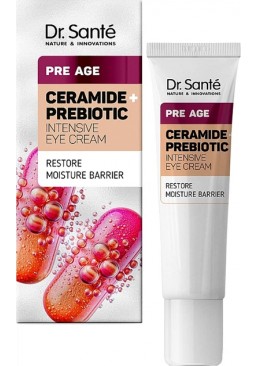 Крем для кожи вокруг глаз Dr.Sante Pre Age Eye Cream Керамид + Пребиотик интенсивный, 15 мл