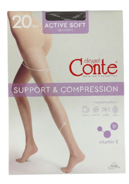 Колготки Conte elegant Active Soft 20 DEN Mocca, 4 размер