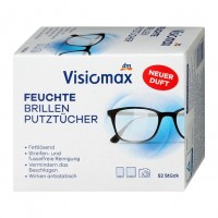 Салфетки Visiomax для чистки стекол очков, 52 шт