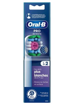 Змінні насадки ORAL-B Pro 3D White, 2 шт